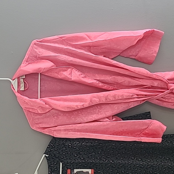 GOLD LABEL Victoria's Secret Vintage VS Robe M/L Silky - Picture 14 of 16